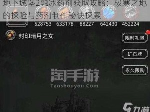 地下城堡2融冰药剂获取攻略：极寒之地的探险与药剂制作秘诀探索