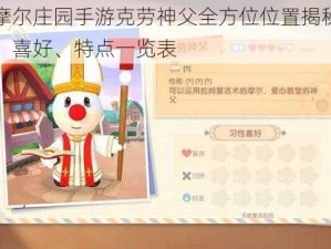 摩尔庄园手游克劳神父全方位位置揭秘：喜好、特点一览表