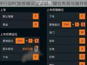 荒野行动PC版按键设置详解：键位布局与操作指南