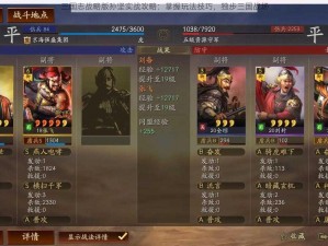 三国志战略版孙坚实战攻略：掌握玩法技巧，独步三国战场