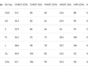 欧洲尺码一线二线三线，高品质服装的分级标准