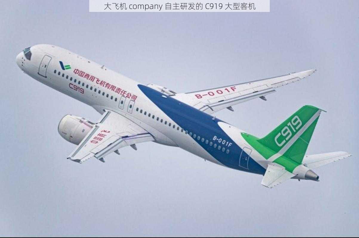 大飞机 company 自主研发的 C919 大型客机