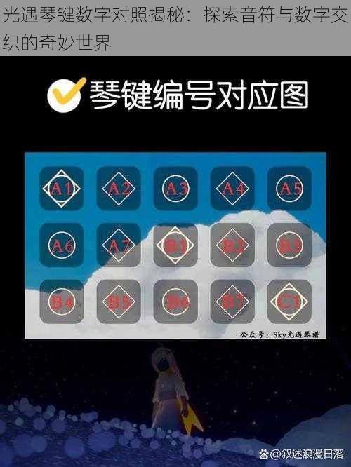 光遇琴键数字对照揭秘：探索音符与数字交织的奇妙世界