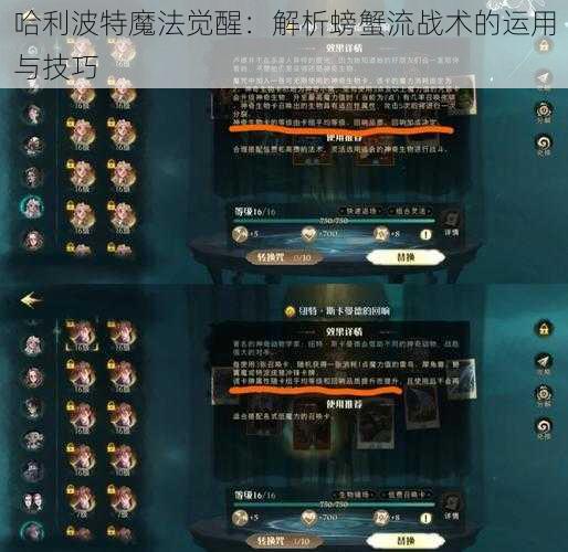 哈利波特魔法觉醒：解析螃蟹流战术的运用与技巧