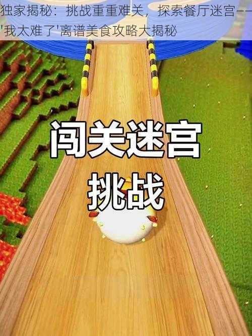 独家揭秘：挑战重重难关，探索餐厅迷宫——'我太难了'离谱美食攻略大揭秘