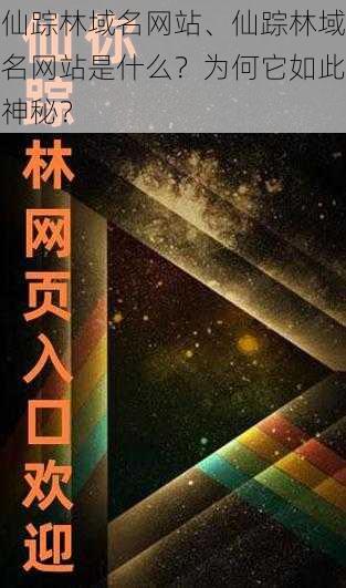 仙踪林域名网站、仙踪林域名网站是什么？为何它如此神秘？