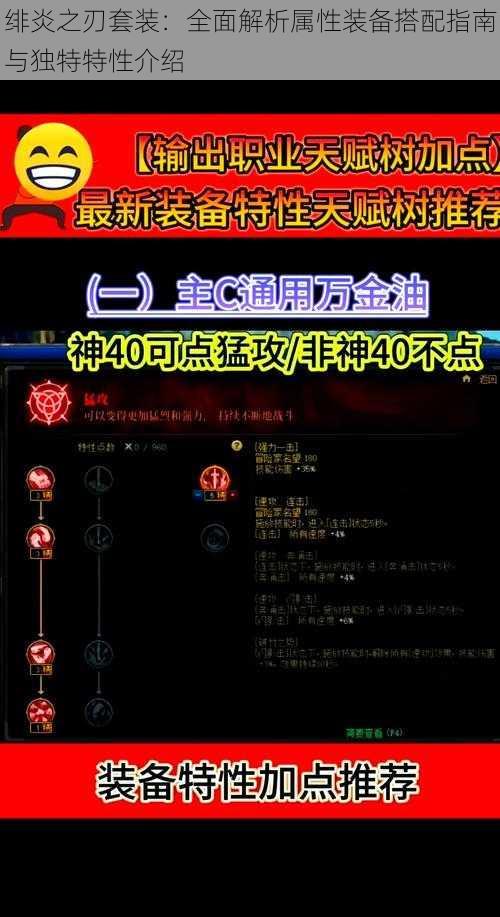 绯炎之刃套装：全面解析属性装备搭配指南与独特特性介绍