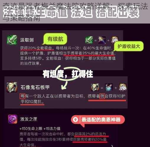 奇迹最强者梅兰魔法院攻略详解：探索玩法与策略指南