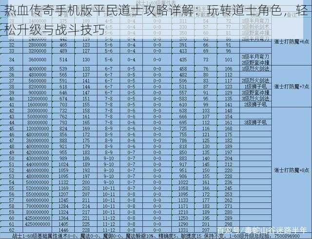 热血传奇手机版平民道士攻略详解：玩转道士角色，轻松升级与战斗技巧