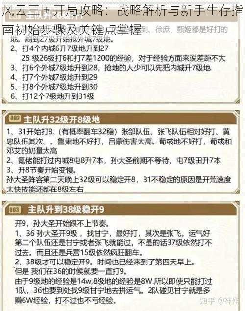 风云三国开局攻略：战略解析与新手生存指南初始步骤及关键点掌握