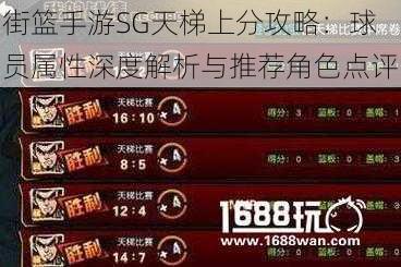 街篮手游SG天梯上分攻略：球员属性深度解析与推荐角色点评