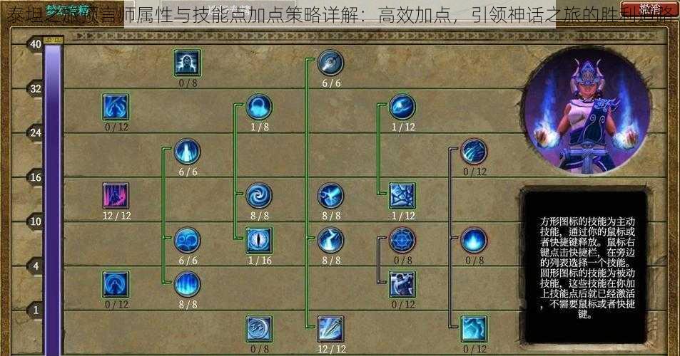 泰坦之旅预言师属性与技能点加点策略详解：高效加点，引领神话之旅的胜利道路
